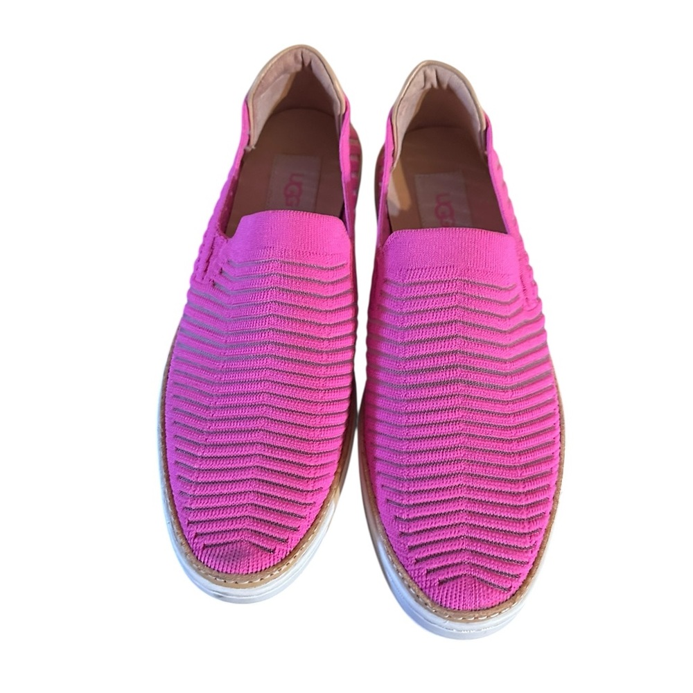 UGG Vibrant Pink Knit Loafers